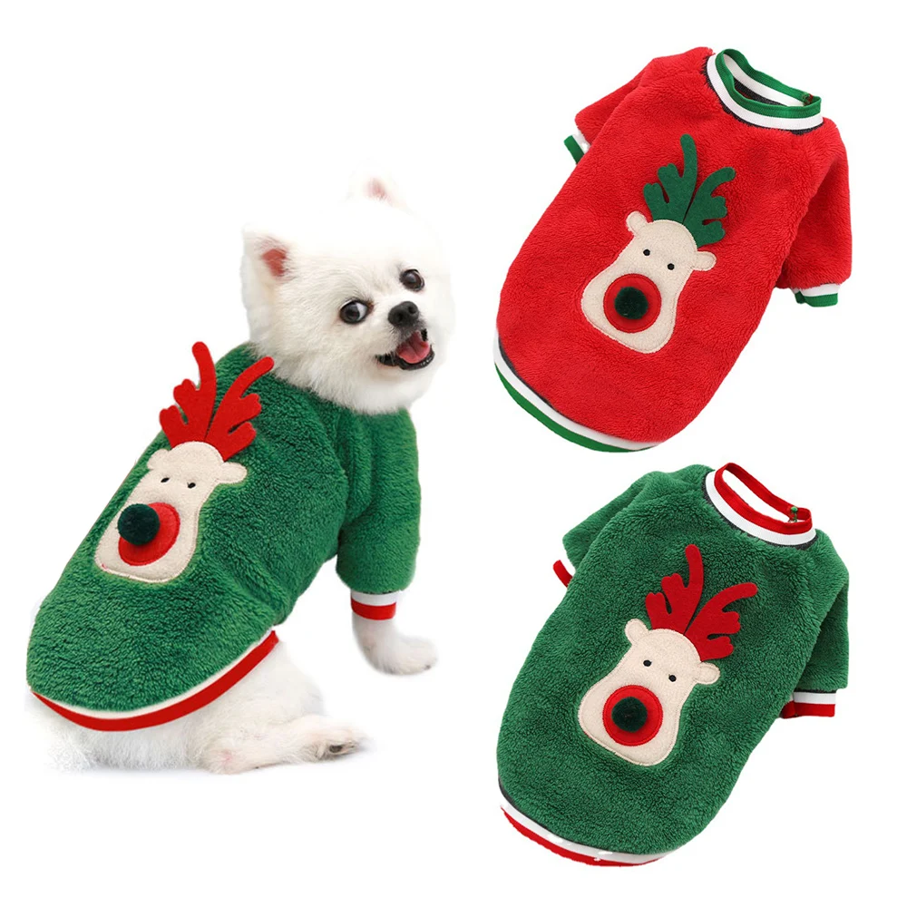 Christmas Dog Clothes New Year Pet Dogs Clothing For Small Medium Dogs Costume Pet Cloth Christmas Decoration Pets Supplies
Christmas Dog Clothes New Year Pet Dogs Clothing For Small Medium Dogs Costume Pet Cloth Christmas Decoration Pets Supplies