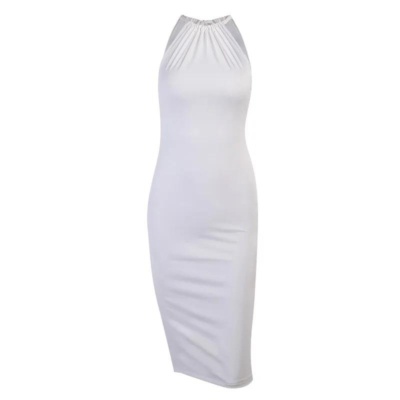 InstaHot Women Casual Hollow Out Dress 2021 Summer Halter Neck Elegant Streetwear Splitted Midi Dress Sleeveless Bodycon Dress
InstaHot Women Casual Hollow Out Dress 2021 Summer Halter Neck Elegant Streetwear Splitted Midi Dress Sleeveless Bodycon Dress