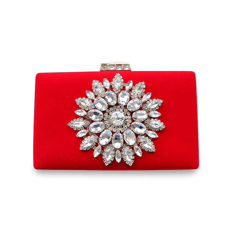 Red Clutch Purse Women Flap Evening Bag Crystal Diamond Wedding Purse Handbag Exquisite Chain Shoulder Bags
Red Clutch Purse Women Flap Evening Bag Crystal Diamond Wedding Purse Handbag Exquisite Chain Shoulder Bags