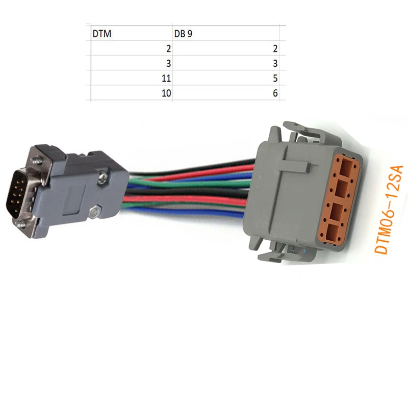 3 meter DT connector deutsch dtm 12pin DTM06-12SA female 18 AWG Wire DB9 male connector wire harness custom
3 meter DT connector deutsch dtm 12pin DTM06-12SA female 18 AWG Wire DB9 male connector wire harness custom