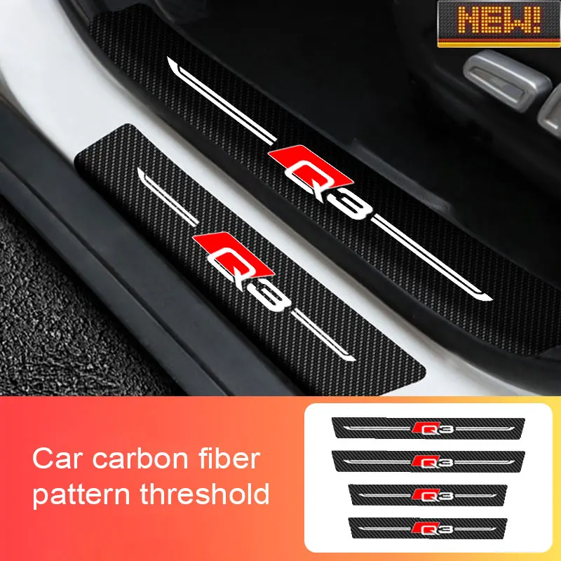 4Pcs Car Door Threshold Carbon Fiber Scuff Plate Sticker For Audi Q3 2003 2009-2021 Type Car Door Anti Scratch Auto Accessorie
4Pcs Car Door Threshold Carbon Fiber Scuff Plate Sticker For Audi Q3 2003 2009-2021 Type Car Door Anti Scratch Auto Accessorie