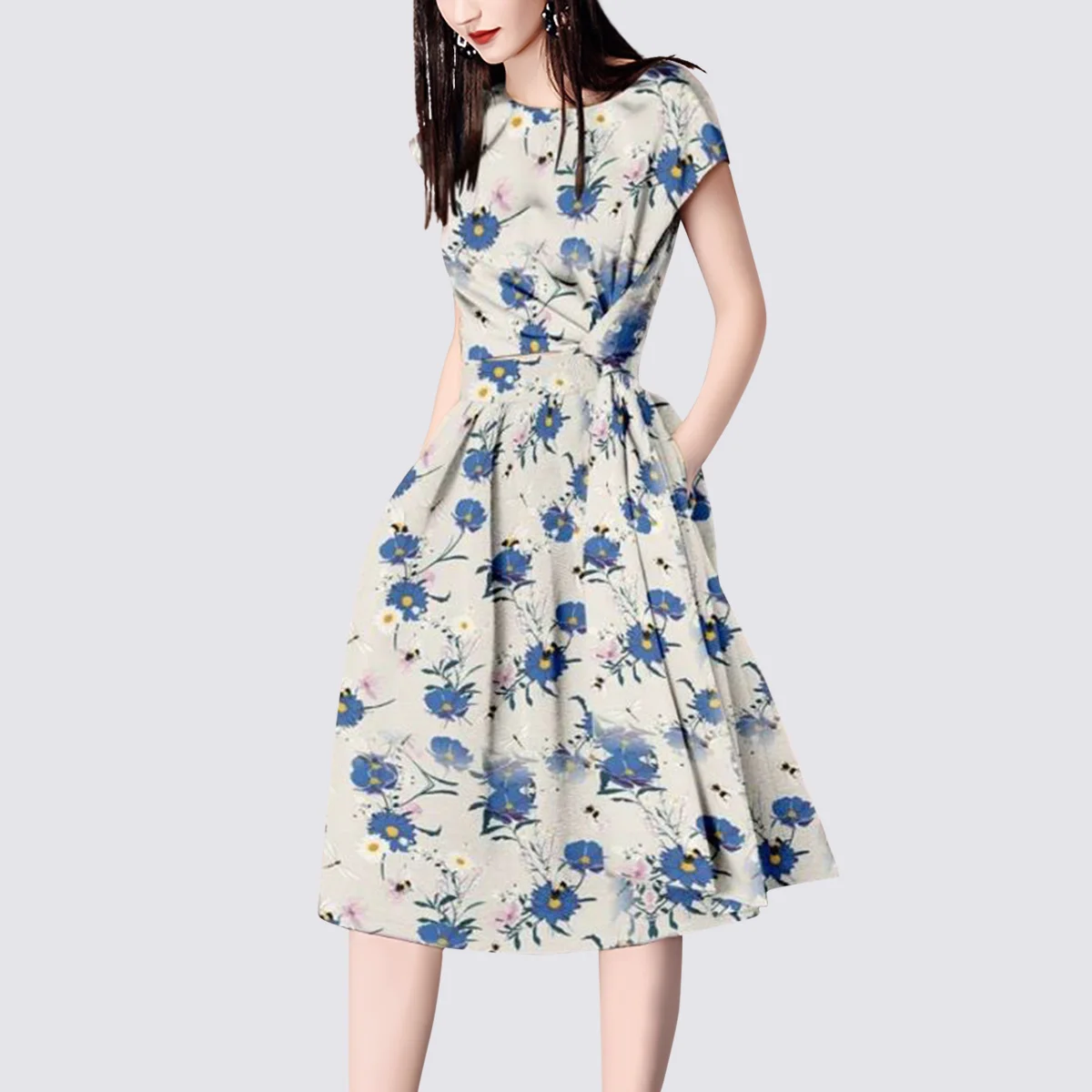 Short-sleeved printed top skirt suit women's summer waist slimming fashion suit skirt 2021 age reduction two-piece suit
Short-sleeved printed top skirt suit women's summer waist slimming fashion suit skirt 2021 age reduction two-piece suit