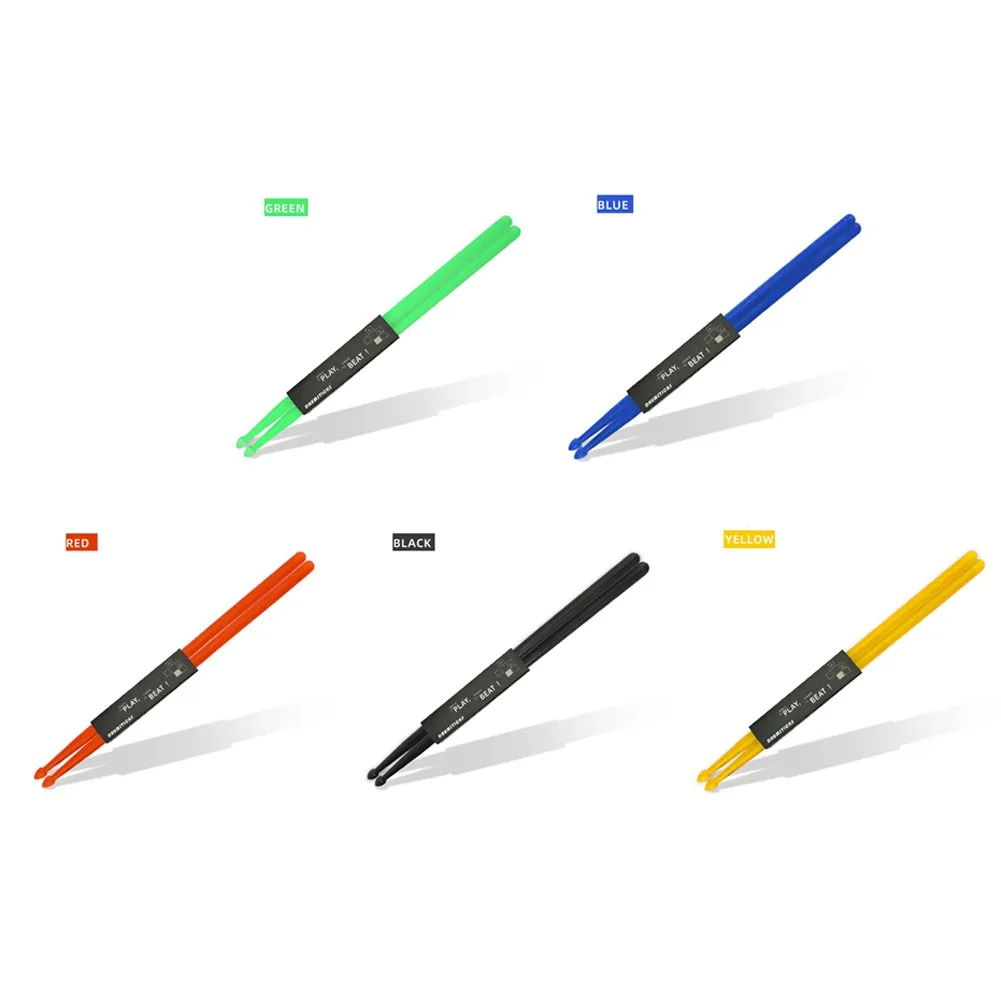 1Pair 5A Nylon Drum Sticks Plastic Drumsticks Non Slip Grip Handles Drums Accessories For All Drums 40.6cm Smooth Colorful
1Pair 5A Nylon Drum Sticks Plastic Drumsticks Non Slip Grip Handles Drums Accessories For All Drums 40.6cm Smooth Colorful