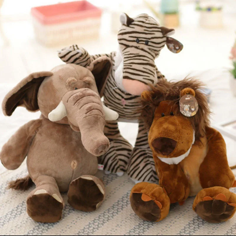 Tiger Lion Elephant Giraffe Monkey Doll Cute Stuffed Plush Toys Jungle Series Stuffed Animals Toys For Children Kids Baby Gifts
Tiger Lion Elephant Giraffe Monkey Doll Cute Stuffed Plush Toys Jungle Series Stuffed Animals Toys For Children Kids Baby Gifts
