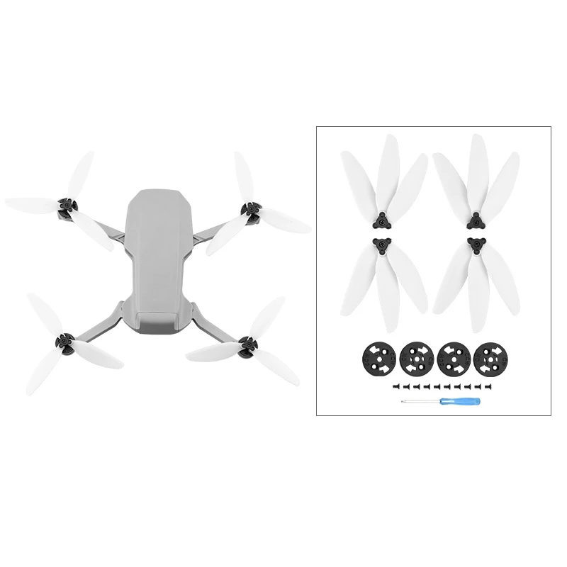 Three-Blade Propeller for DJI Mavic Mini/ Mini 2 Drone Props Blade Replacement Wing Fans for DJI Mini 2
Three-Blade Propeller for DJI Mavic Mini/ Mini 2 Drone Props Blade Replacement Wing Fans for DJI Mini 2