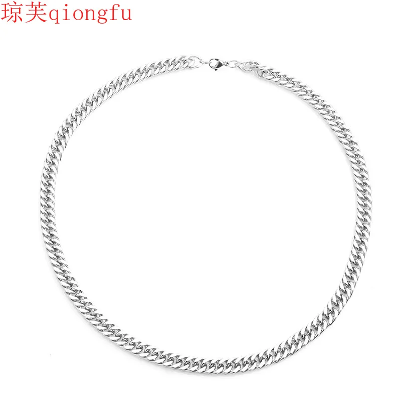 Stainless steel personality men's simple necklace whip chain fashion Korean fashion men's hip-hop domineering jewelry wholesale
Stainless steel personality men's simple necklace whip chain fashion Korean fashion men's hip-hop domineering jewelry wholesale