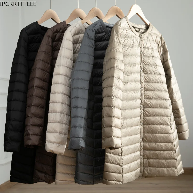 Autumn Winter Long Jacket Women Ultra Light White Duck Down Coat Warm Parkas Female Hight Quality Black Overcoat Outwear
Autumn Winter Long Jacket Women Ultra Light White Duck Down Coat Warm Parkas Female Hight Quality Black Overcoat Outwear