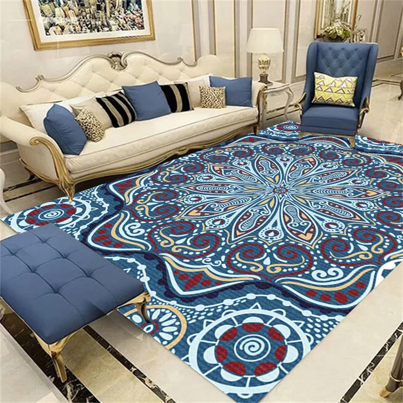 European Style Vintage Floral Carpets for Living Room Bedroom Mats Washable Non-Slip Area Rugs Doormats Home Decoration
European Style Vintage Floral Carpets for Living Room Bedroom Mats Washable Non-Slip Area Rugs Doormats Home Decoration