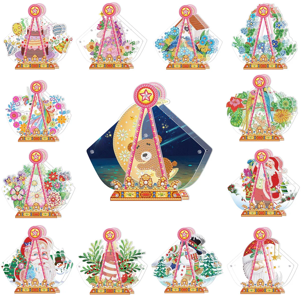 New 5D DIY Diamond Painting Desktop Decoration Spin Cartoon Unicorn Ornaments Decoration Desktop Home Decoration Gifts
New 5D DIY Diamond Painting Desktop Decoration Spin Cartoon Unicorn Ornaments Decoration Desktop Home Decoration Gifts