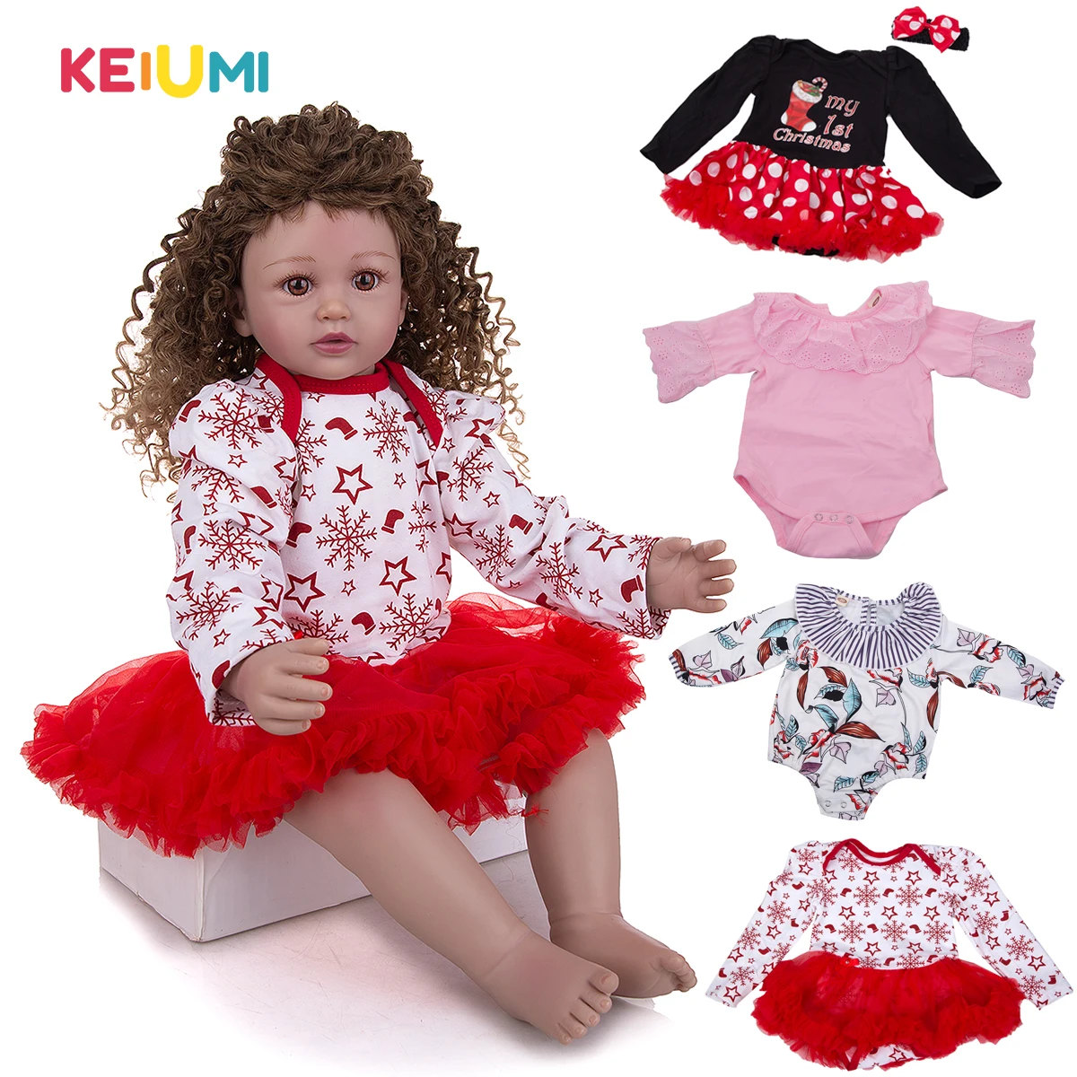 Clearance Baby Doll Dress Suit For 22-23 Inch Reborn Baby Girl Toys Long Sleeve Skirt Doll Accessories For Kids DIY Game
Clearance Baby Doll Dress Suit For 22-23 Inch Reborn Baby Girl Toys Long Sleeve Skirt Doll Accessories For Kids DIY Game