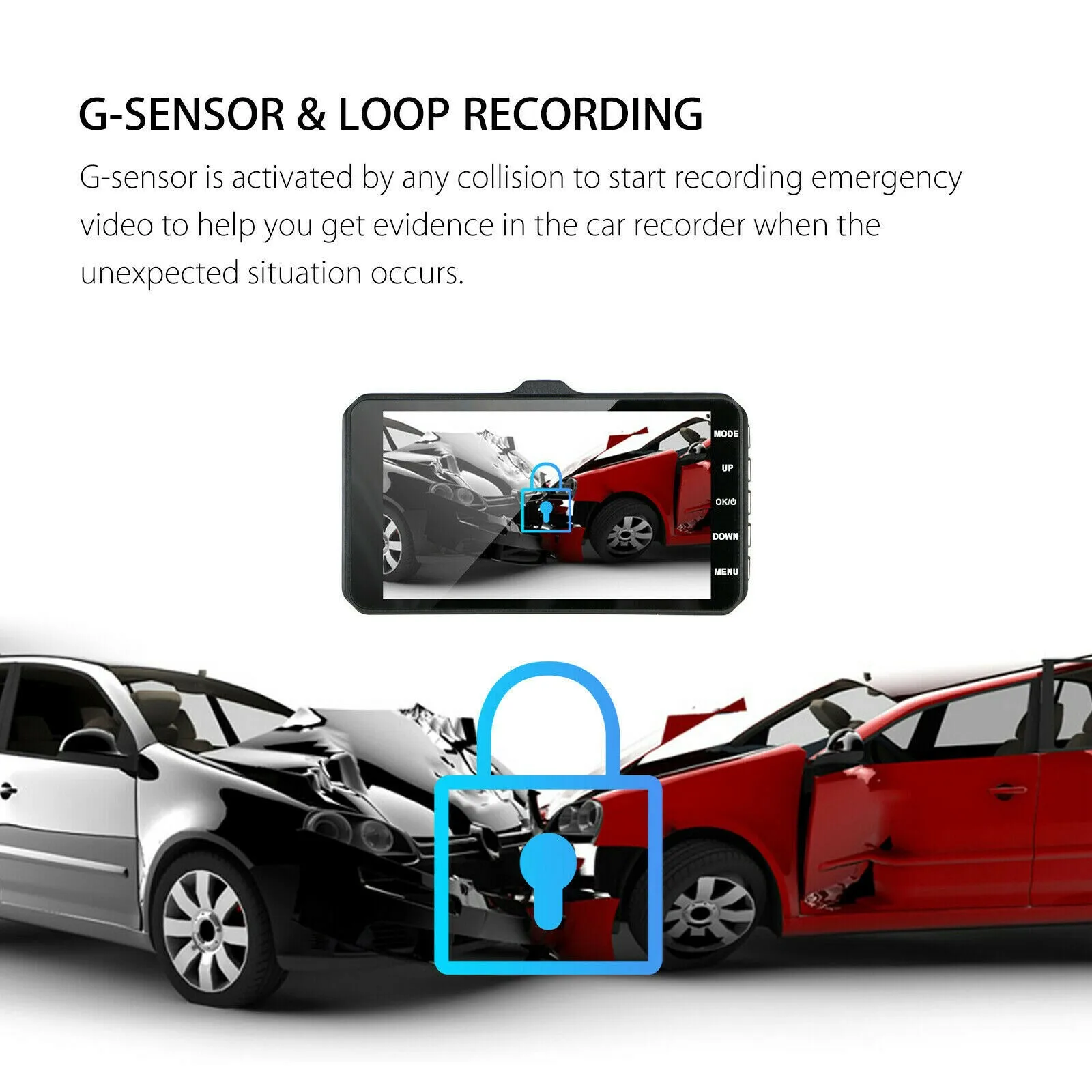 HD 1080P Car Dash Camera Recorder LCD Dual Lens 1080P&720P DVR Front And Rear Reverse Cam 4.0'' HD IPS Touch Screen Night Vision
HD 1080P Car Dash Camera Recorder LCD Dual Lens 1080P&720P DVR Front And Rear Reverse Cam 4.0'' HD IPS Touch Screen Night Vision