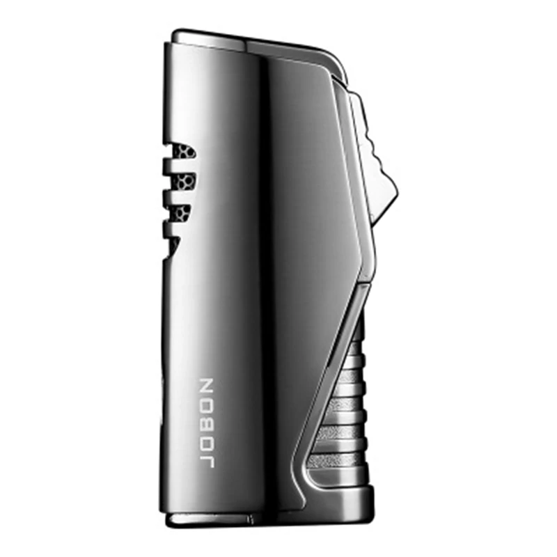 Jobon Metal Triple Torch Jet Lighter Pipe Lighter With Cigar Cutter Visible Gas Window Windproof Flame Lighter Gadgets For Men
Jobon Metal Triple Torch Jet Lighter Pipe Lighter With Cigar Cutter Visible Gas Window Windproof Flame Lighter Gadgets For Men