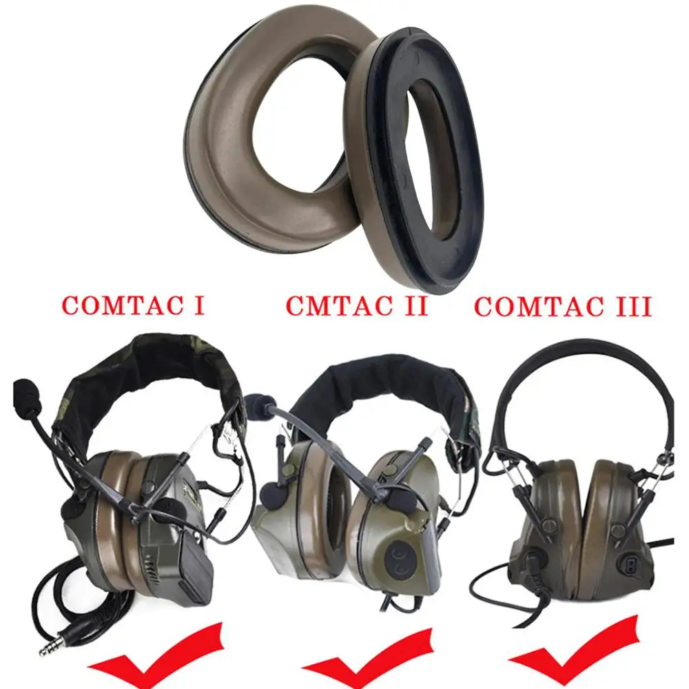 Гарнитура губка сменный амбушюр тактическая гарнитура наушники Fit Peltor Comtac серии i