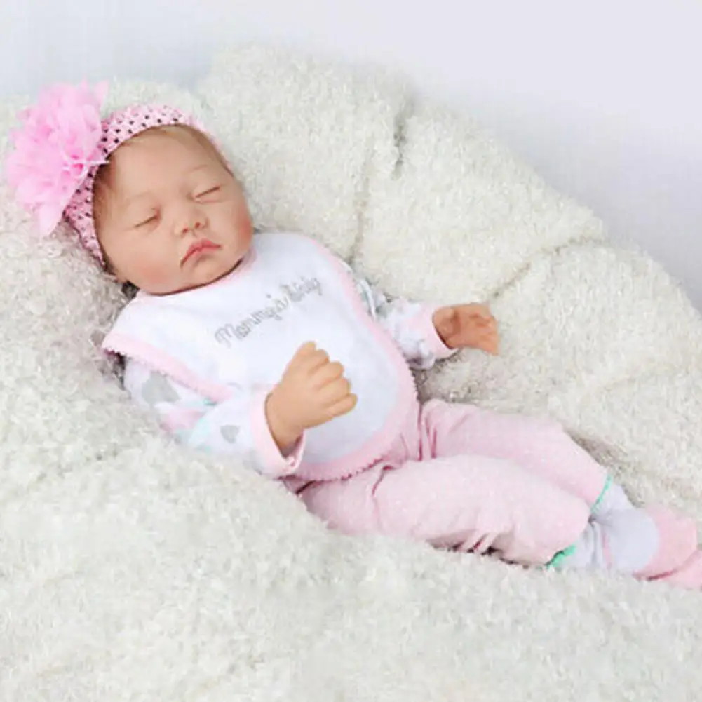 NPK 22Inch Reborn Doll Kit Finished Doll High Quality Handmake 3D Paint Collectible Art Doll With Pink Clothes For Gifts
NPK 22Inch Reborn Doll Kit Finished Doll High Quality Handmake 3D Paint Collectible Art Doll With Pink Clothes For Gifts