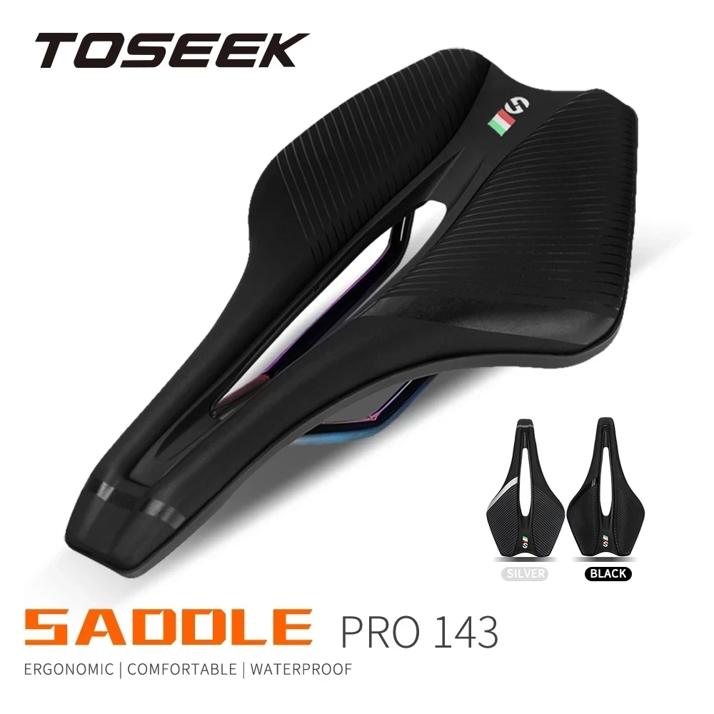 TOSEEK Super light Bicycle Saddle Italy Racing Bicycle Saddle Training Grade Man Road Tt TimeTrial Triathlon Bike Cushion Seat
TOSEEK Super light Bicycle Saddle Italy Racing Bicycle Saddle Training Grade Man Road Tt TimeTrial Triathlon Bike Cushion Seat
