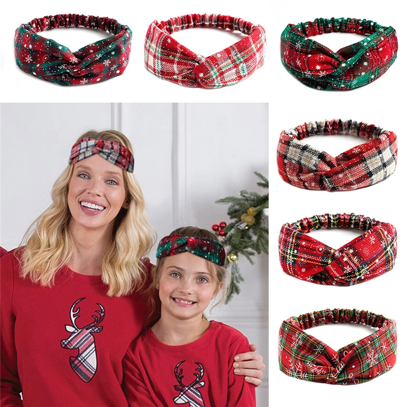 2021 New Parent-Child Headband Elastic Cross Turban Mom Daughter Hairband Christmas Gift Plaid Print Hair Accessories
2021 New Parent-Child Headband Elastic Cross Turban Mom Daughter Hairband Christmas Gift Plaid Print Hair Accessories