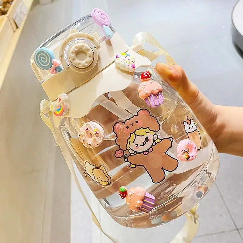 1100 ML Water Bottles 37 Oz Large-capacity Water Cup Female with Straws Girls Cute Drop-proof Plastic Cups Portable Student
1100 ML Water Bottles 37 Oz Large-capacity Water Cup Female with Straws Girls Cute Drop-proof Plastic Cups Portable Student