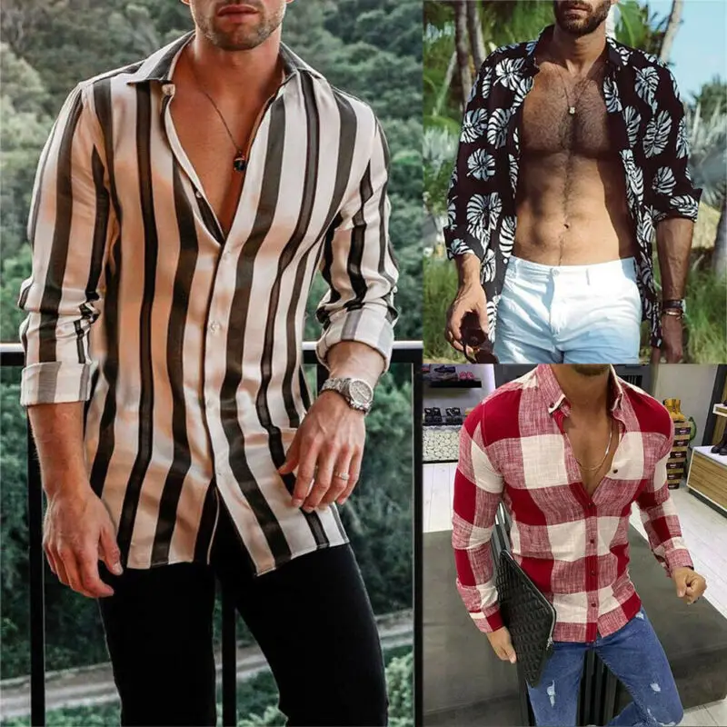 Fashion New Men's Long Sleeve Print Shirt Summer Cool Loose Casual Turn- Down Collar Hot Shirts Tops Siize S-2XL
Fashion New Men's Long Sleeve Print Shirt Summer Cool Loose Casual Turn- Down Collar Hot Shirts Tops Siize S-2XL
