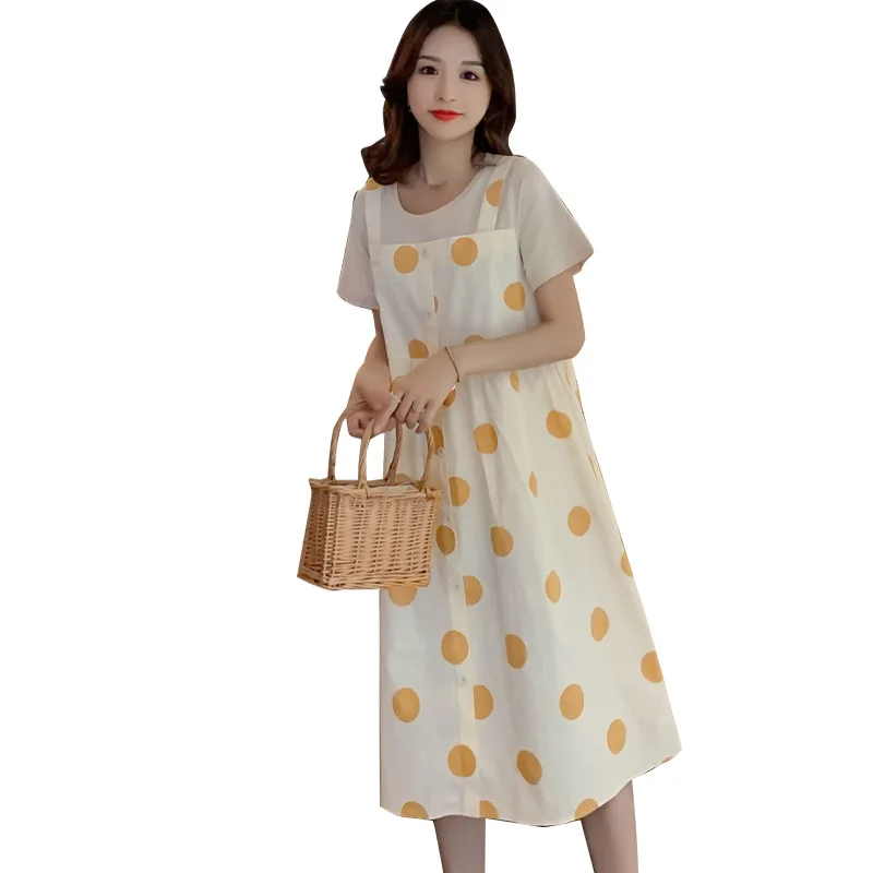 Summer Dress Woman Maternity Clothes for Pregnant Women Loose Dot Fashion Dress Short Dresses Women Pregnancy Plus Size Dresses
Summer Dress Woman Maternity Clothes for Pregnant Women Loose Dot Fashion Dress Short Dresses Women Pregnancy Plus Size Dresses