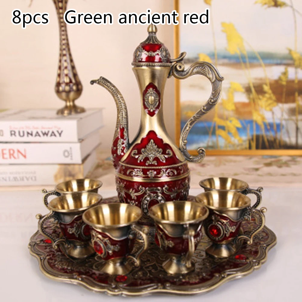 Wine Decanter Pumpkin Style Hip Flask Wine Cup Metal Glass Set Sake Set Home Bars European Style Home Cabinet Decoration Orname
Wine Decanter Pumpkin Style Hip Flask Wine Cup Metal Glass Set Sake Set Home Bars European Style Home Cabinet Decoration Orname