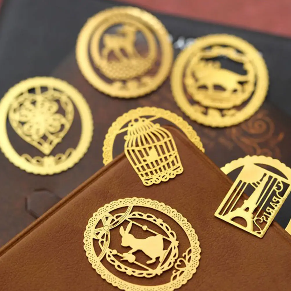 1pcs Cutout Metal Bookmark Lace Gold Metal Paper Clip Page Clip Bookmarks for Reading Students Gift Stationery Supply
1pcs Cutout Metal Bookmark Lace Gold Metal Paper Clip Page Clip Bookmarks for Reading Students Gift Stationery Supply