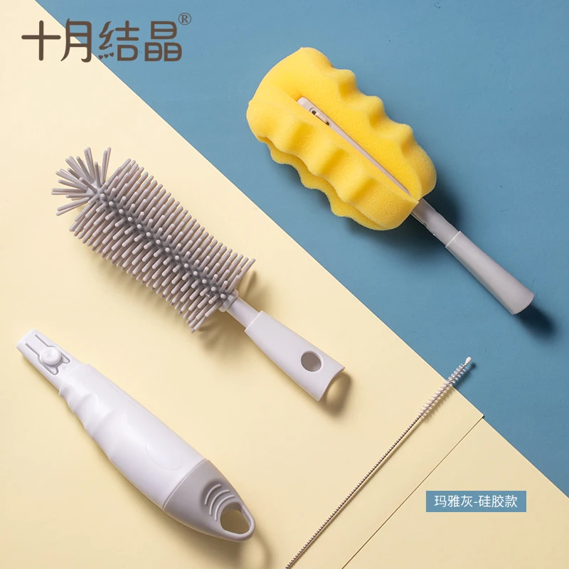 Silicone Scourer Eco Cleaning Brush Bottle Cleaner Kids Scrubber Brush Set Cleaning Glass Limpia Brochas Cleaning Tools AC50CB
Silicone Scourer Eco Cleaning Brush Bottle Cleaner Kids Scrubber Brush Set Cleaning Glass Limpia Brochas Cleaning Tools AC50CB