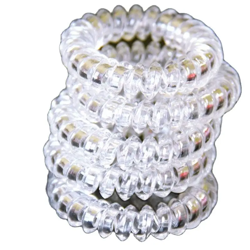 Lots 5 Pcs Transparent Clear Telephone Wire Women Gum Elastic Ring Plastic Rope Hair Accessories Size 5 CM
Lots 5 Pcs Transparent Clear Telephone Wire Women Gum Elastic Ring Plastic Rope Hair Accessories Size 5 CM