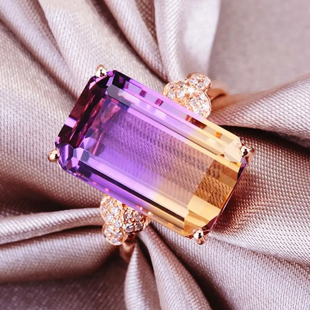 14k rose gold color gemstones rings for women citrine amethyst crystal zircon diamonds luxury cocktail party bague jewelry gift
14k rose gold color gemstones rings for women citrine amethyst crystal zircon diamonds luxury cocktail party bague jewelry gift