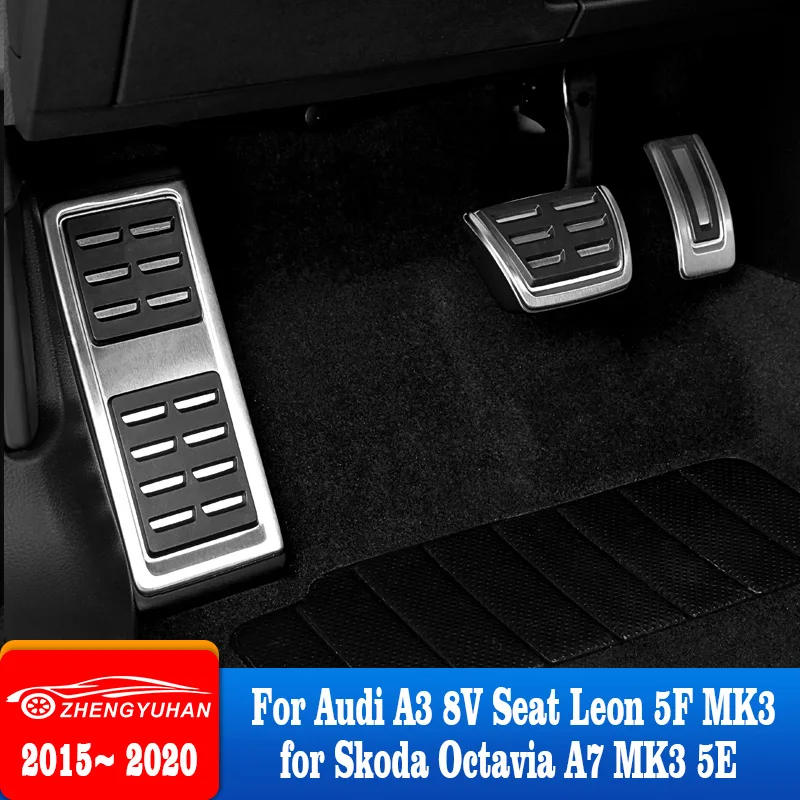 Car Pedals Foot Fuel Brake Clutch Foot Rest Cover Pad For Audi A3 8V Seat Leon 5F MK3 for Skoda Octavia A7 MK3 5E 2015-2020
Car Pedals Foot Fuel Brake Clutch Foot Rest Cover Pad For Audi A3 8V Seat Leon 5F MK3 for Skoda Octavia A7 MK3 5E 2015-2020
