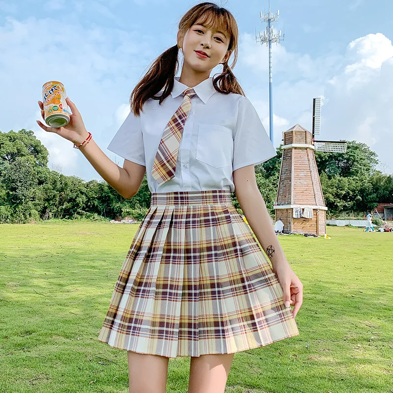 Sweet Women Skirts 2020 High Waist Korean Style A-line Pleated Skirts for Girls Student JK Uniform Cute Ladies Plaid Mini Skirt
Sweet Women Skirts 2020 High Waist Korean Style A-line Pleated Skirts for Girls Student JK Uniform Cute Ladies Plaid Mini Skirt