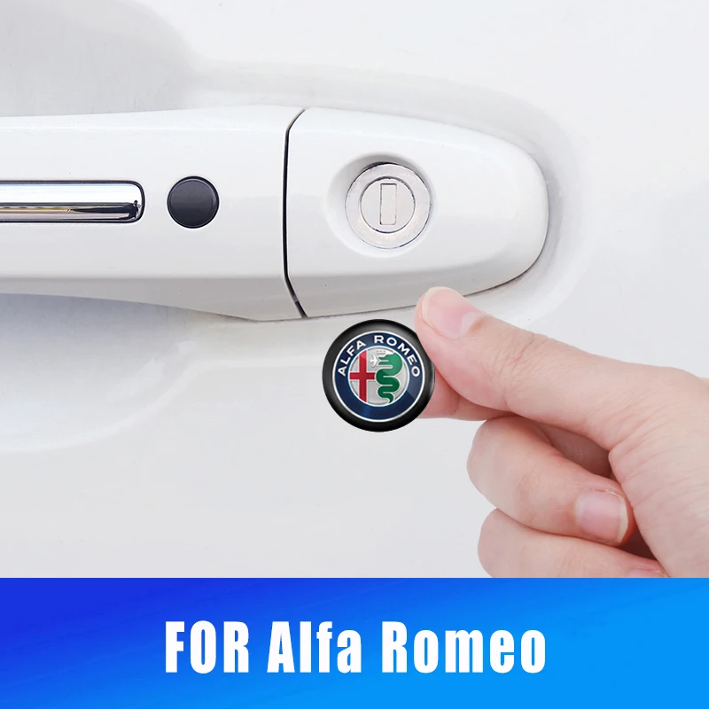 4PCS/set 20MM Car Door Keyhole Protection Stickers Decoration Goods For Alfa Romeo Giulietta Spider GT Giulia Mito 147 156 159
4PCS/set 20MM Car Door Keyhole Protection Stickers Decoration Goods For Alfa Romeo Giulietta Spider GT Giulia Mito 147 156 159