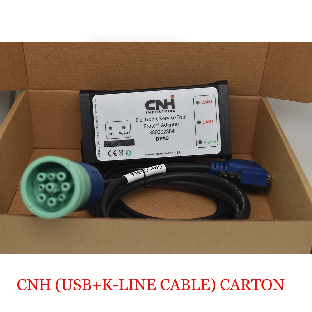 Agriculture Diagnostic Scanner For CNH DPA5 Kit Diagnostic Tool Protocol Adapter 5 New Holland Electronic Service Tools
Agriculture Diagnostic Scanner For CNH DPA5 Kit Diagnostic Tool Protocol Adapter 5 New Holland Electronic Service Tools