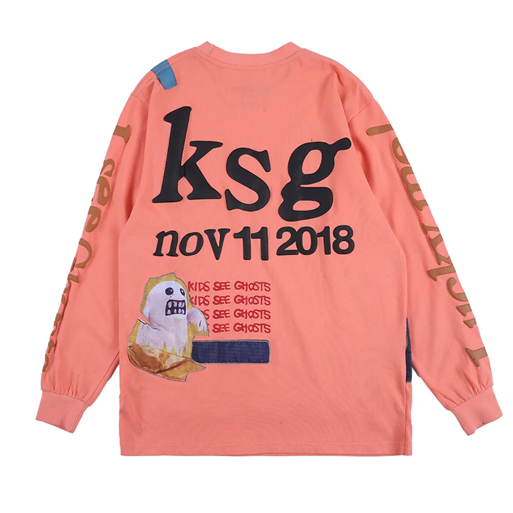 NAGRI Kanye I see Ghosts Long Sleeve T-shirt Streetwear Hip Hop Pullover T shirt Spring Autumn Print Sweatshirts
NAGRI Kanye I see Ghosts Long Sleeve T-shirt Streetwear Hip Hop Pullover T shirt Spring Autumn Print Sweatshirts