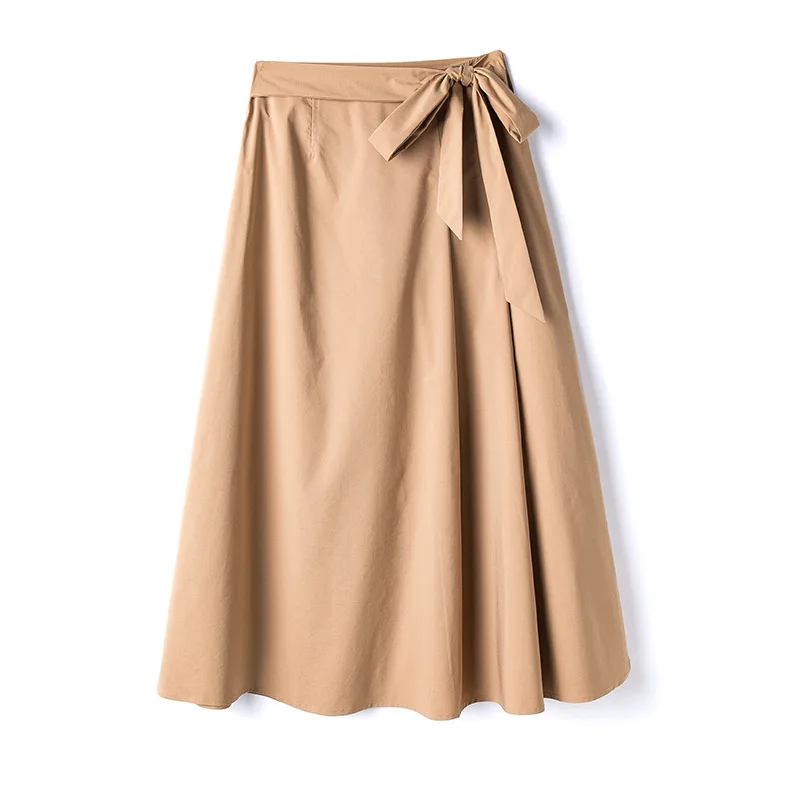 Office Lady High Waist Loose Skirts with Bow Tie Ol Female A Line Long Skirt for Women Work Wear Falda Mujer Black Khaki Jupes
Office Lady High Waist Loose Skirts with Bow Tie Ol Female A Line Long Skirt for Women Work Wear Falda Mujer Black Khaki Jupes