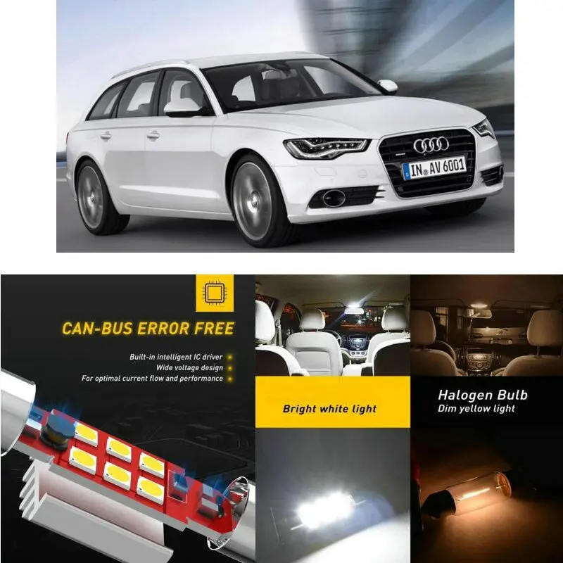 LED Interior Car Lights For Audi A6 c7 Avant 4G5 4GD Interior rear trunk glove box make-up mirror lighting error free
LED Interior Car Lights For Audi A6 c7 Avant 4G5 4GD Interior rear trunk glove box make-up mirror lighting error free