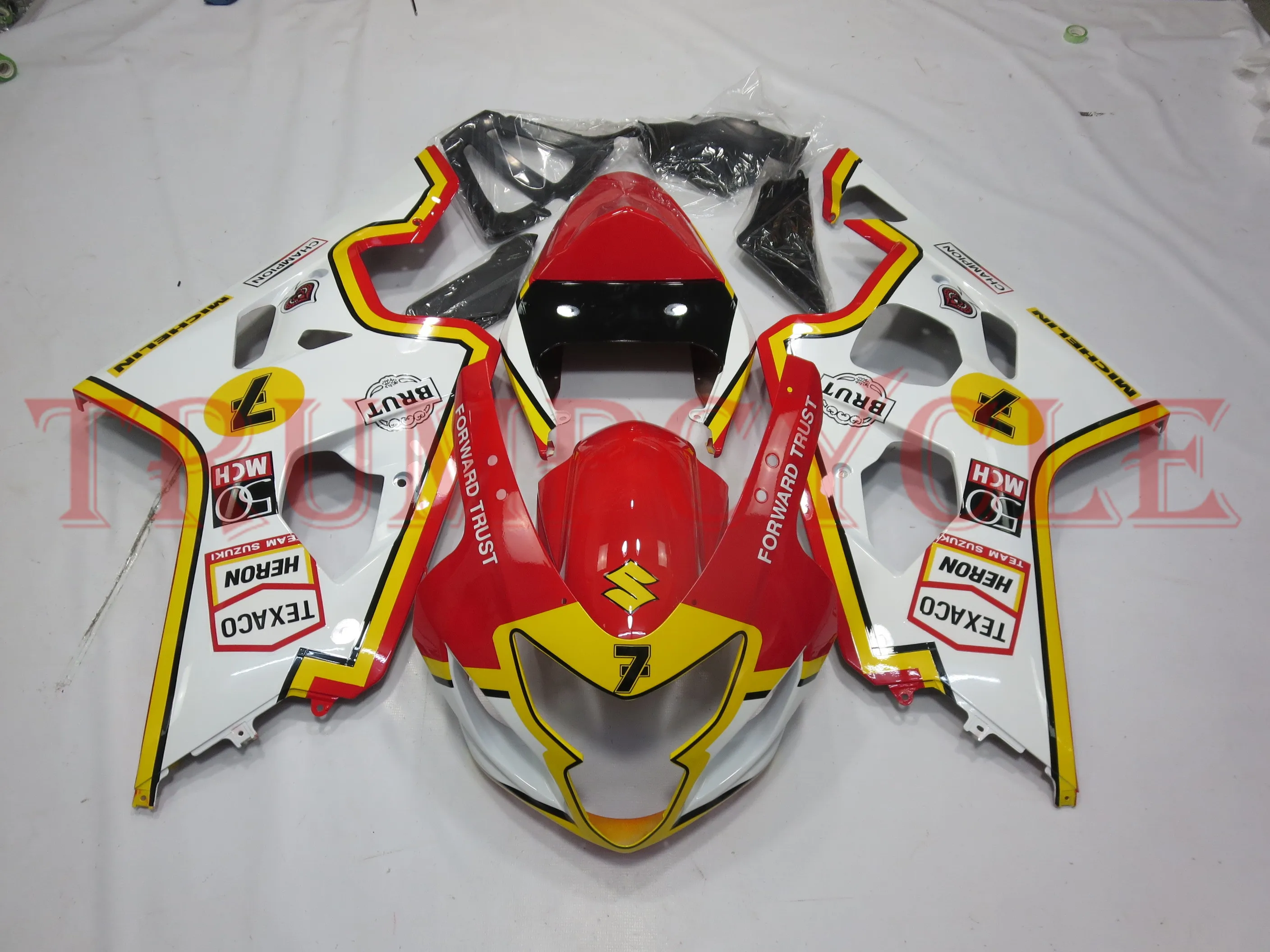 Вторичный рынок, комплект обтекателей для кузова Мотоцикла SUZUKI GSXR 600 750 2004 2005 GSX-R 600 750 K4 04 05, красный, белый
Вторичный рынок, комплект обтекателей для кузова Мотоцикла SUZUKI GSXR 600 750 2004 2005 GSX-R 600 750 K4 04 05, красный, белый
