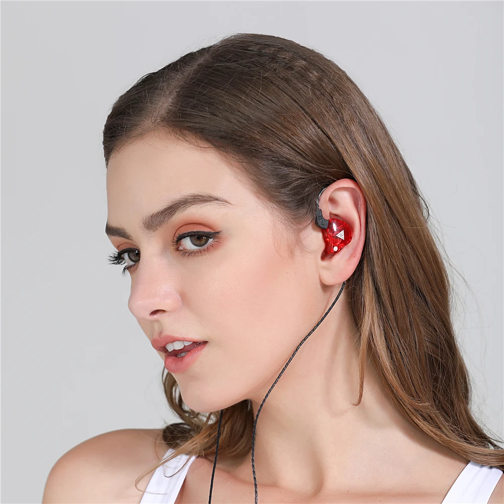 QKZ AK6 АТЕС ATR HD9 медный проводок HiFi 3 5 мм спортивные наушники для бега с микрофоном |
