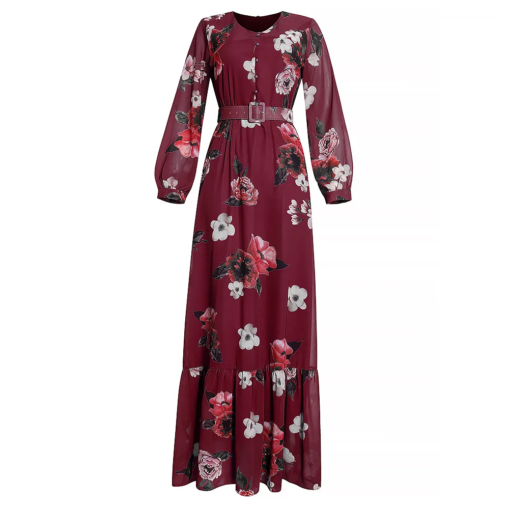 Chiffon Elegant Abaya Dubai African Turkey Arabic Muslim Dress For Women Islam Caftan Marocain Vestido Robe Longue Femme Kaftan 
Chiffon Elegant Abaya Dubai African Turkey Arabic Muslim Dress For Women Islam Caftan Marocain Vestido Robe Longue Femme Kaftan