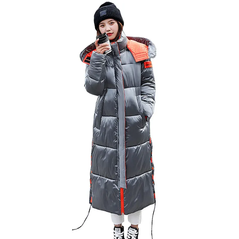 2021 New Glossy Women's Oversize Jacket Plus Size Hooded Puffer Warm Thick Ladies Coats Winter Fashion Cotton Casual Long Parkas
2021 New Glossy Women's Oversize Jacket Plus Size Hooded Puffer Warm Thick Ladies Coats Winter Fashion Cotton Casual Long Parkas