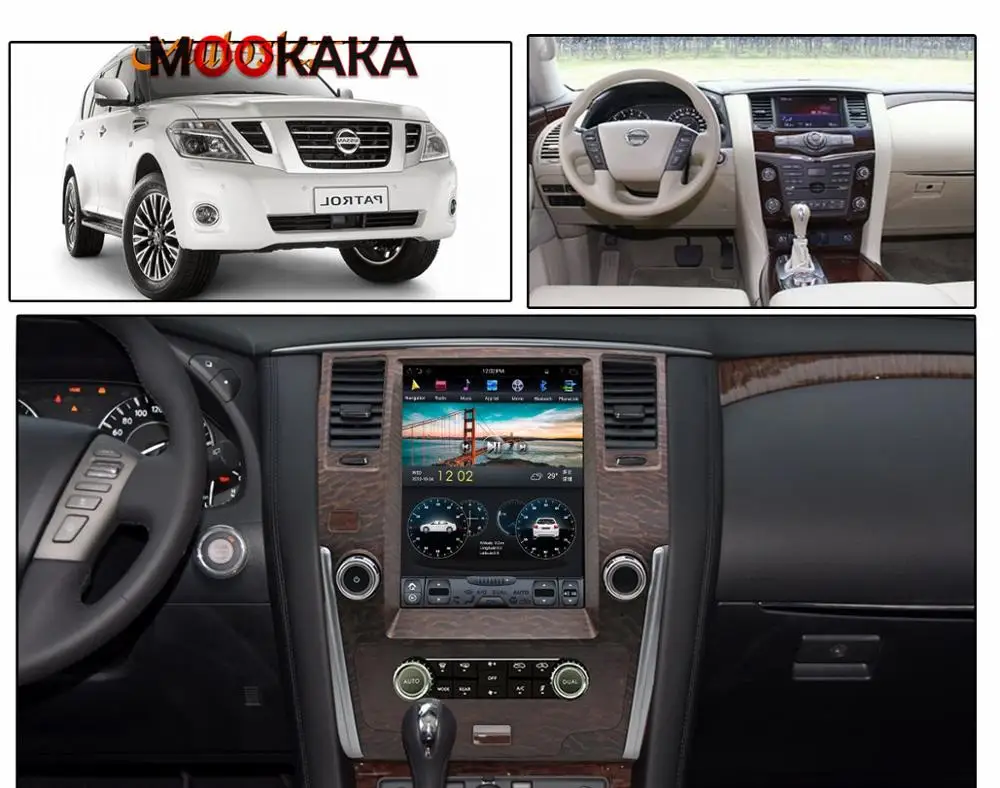 Android 9.0 Tesla Screen Digital Meter For Nissan Patrol Y62 Car GPS Navigation Head Unit Multimedia Player Auto Radio Gen3 DSP
Android 9.0 Tesla Screen Digital Meter For Nissan Patrol Y62 Car GPS Navigation Head Unit Multimedia Player Auto Radio Gen3 DSP