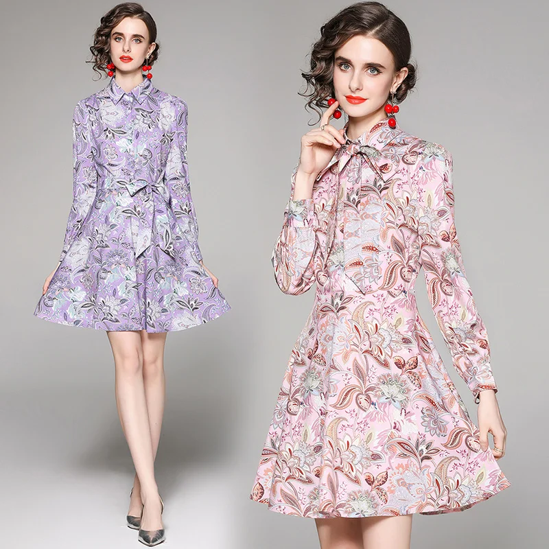 WTIANYUW 2021 New Elegant Dress Printed Long Sleeves High Waist Slim Summer Pink Purple Mini Length Womens Clothing
WTIANYUW 2021 New Elegant Dress Printed Long Sleeves High Waist Slim Summer Pink Purple Mini Length Womens Clothing