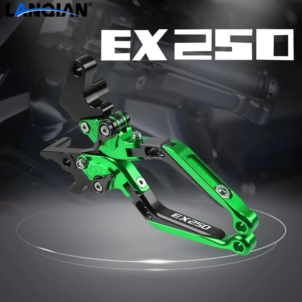 For Kawasaki EX250C EX250E 86-87 EX250 F G H J 88-07 EX250 L M 18-17 EX250P 18-21 EX250 R 08-12 Motorcycle Brake Clutch Levers 
For Kawasaki EX250C EX250E 86-87 EX250 F G H J 88-07 EX250 L M 18-17 EX250P 18-21 EX250 R 08-12 Motorcycle Brake Clutch Levers