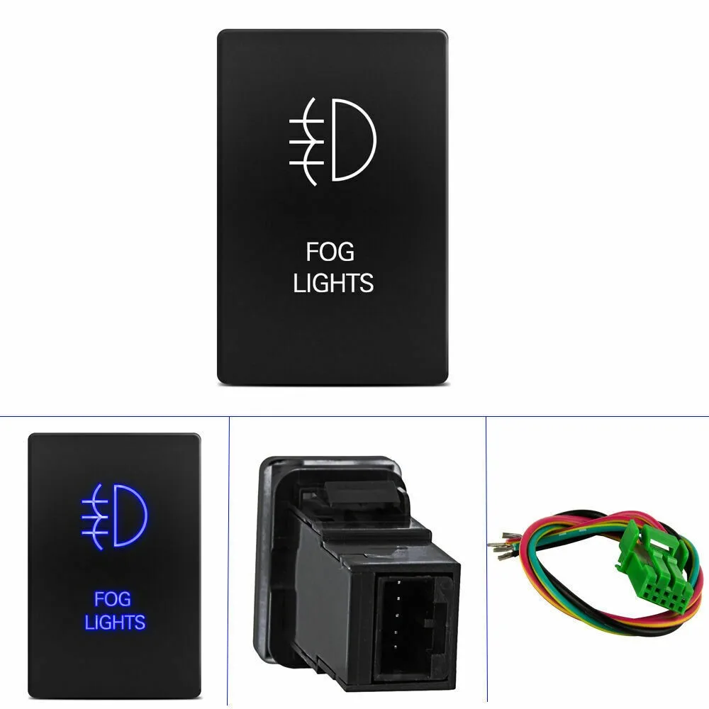 32mm 12V Push Switch Blue LED Fog Light For Toyota 100 Series Tacoma Tundra 4Runner Highlander Sequoia RAV4 Yaris 2008
32mm 12V Push Switch Blue LED Fog Light For Toyota 100 Series Tacoma Tundra 4Runner Highlander Sequoia RAV4 Yaris 2008