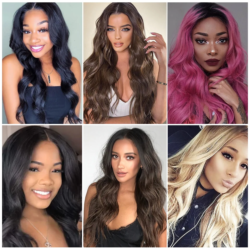 Doris Beauty Drak Brown Long Body Wave Synthetic Wig Black Pink Blonde Middle Part Hair for Women Natural Average Size
Doris Beauty Drak Brown Long Body Wave Synthetic Wig Black Pink Blonde Middle Part Hair for Women Natural Average Size