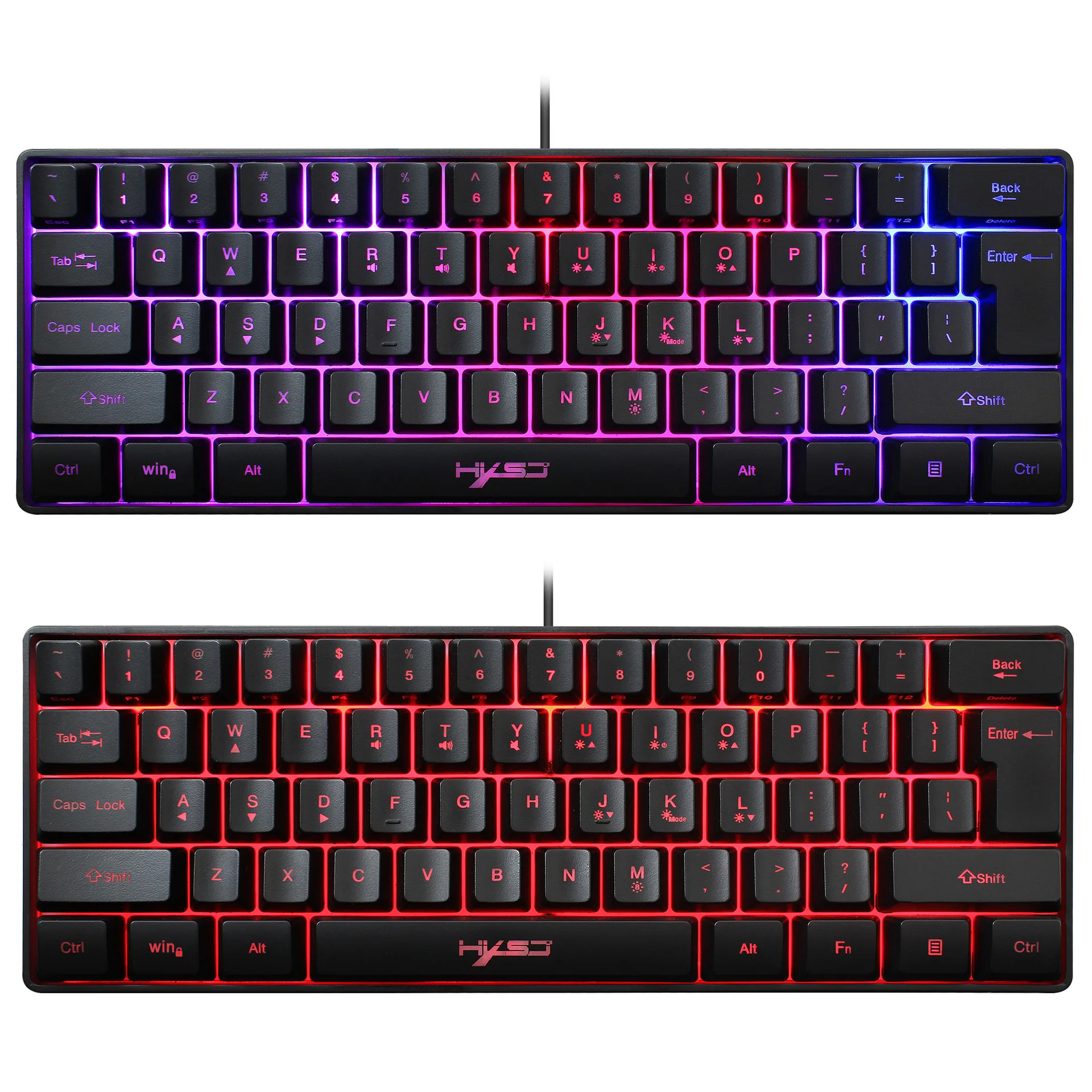 Tablet 61 Key Wired Mechanical Keyboard USB Wired LED Backlit Axis Gaming Keyboard For Desktop Gaming Accessories Desktop Tablet
Tablet 61 Key Wired Mechanical Keyboard USB Wired LED Backlit Axis Gaming Keyboard For Desktop Gaming Accessories Desktop Tablet