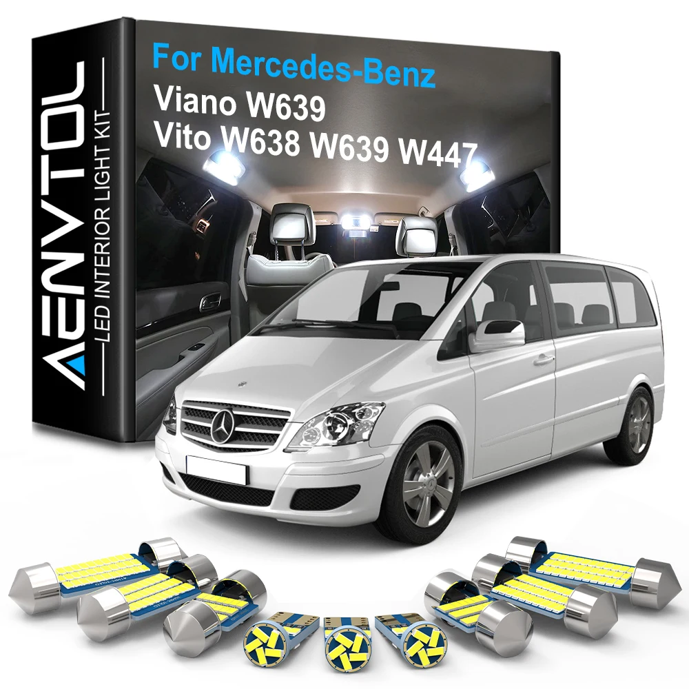 AENVTOL Canbus Interior Lamp LED For Mercedes Benz Viano Vito W638 W639 W447 1996-2012 2013 2014 2015 2016 2017 2018 Accessories
AENVTOL Canbus Interior Lamp LED For Mercedes Benz Viano Vito W638 W639 W447 1996-2012 2013 2014 2015 2016 2017 2018 Accessories