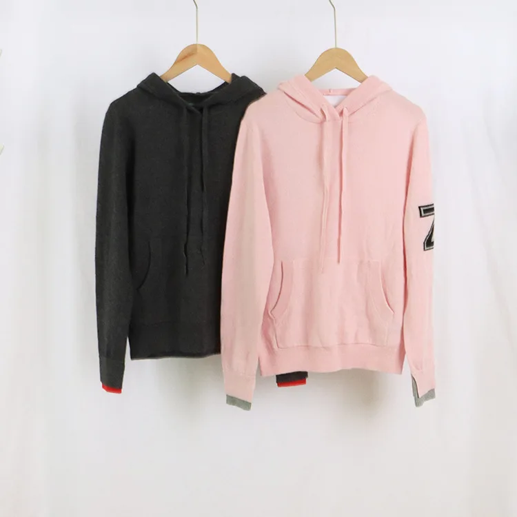 100% cashmere Ladies knitted hooded sweater fashion casual women sweater 2021 autmn winter new
100% cashmere Ladies knitted hooded sweater fashion casual women sweater 2021 autmn winter new
