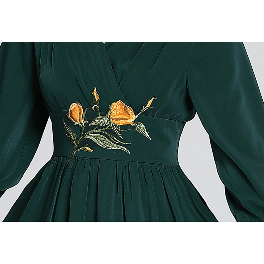 Simgent Velvet Dress Women Vintage Embroidery Lantern Sleeve V-Neck Lace Patchwork Vintage Midi Dress Vestidos Jurken SG08123
Simgent Velvet Dress Women Vintage Embroidery Lantern Sleeve V-Neck Lace Patchwork Vintage Midi Dress Vestidos Jurken SG08123