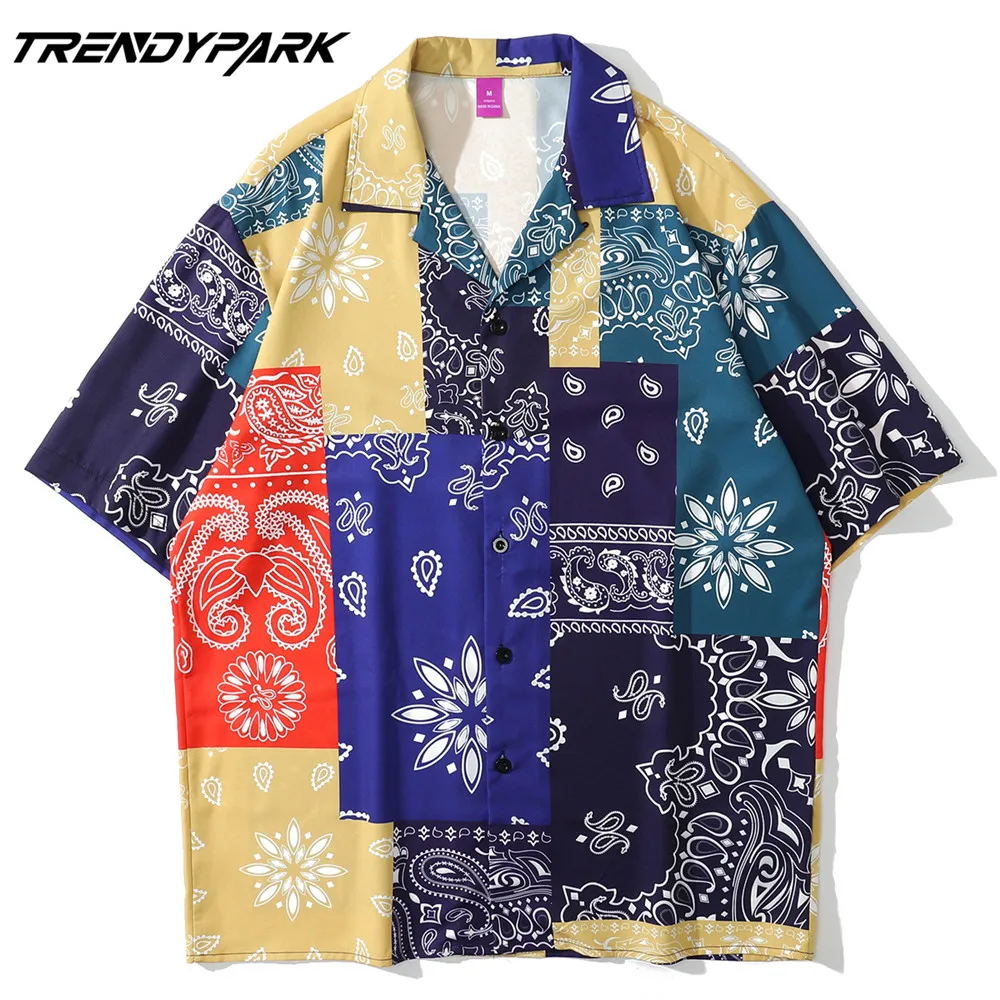 Men's Shirt Summer Short Sleeve Printed Blouse Hip Hop Oversized Casual Harajuku Streetwear Single-breasted Collar Tops Shirts
Men's Shirt Summer Short Sleeve Printed Blouse Hip Hop Oversized Casual Harajuku Streetwear Single-breasted Collar Tops Shirts