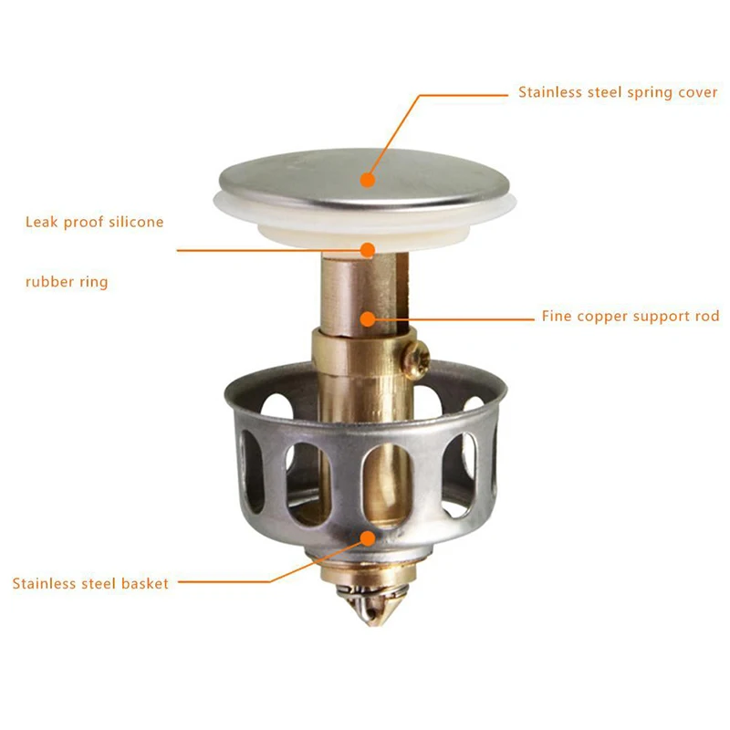 Solid Brass Sink Overflow Cap Round Hole Cover For Bathroom Sink Up Drain Stopper Copper Bouncing Core Filter Cover
Solid Brass Sink Overflow Cap Round Hole Cover For Bathroom Sink Up Drain Stopper Copper Bouncing Core Filter Cover